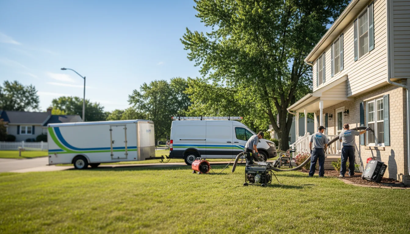 Flooded Basement Restoration And Cleanup With Repair in Fairview, OH near me